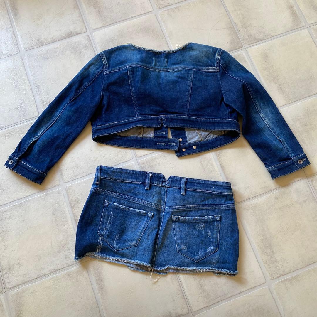 DIESEL デニムジャケット スカートセット