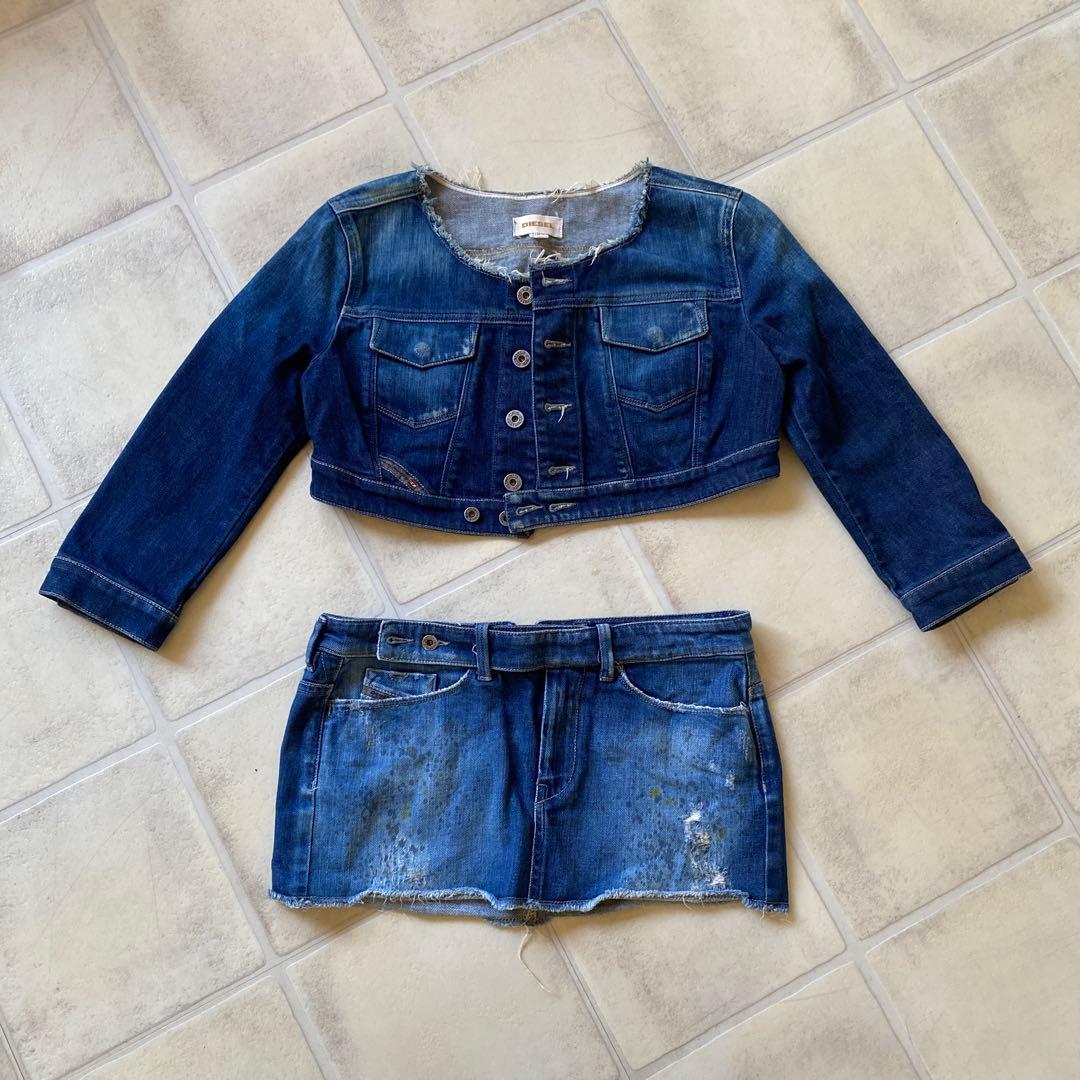 DIESEL デニムジャケット スカートセット
