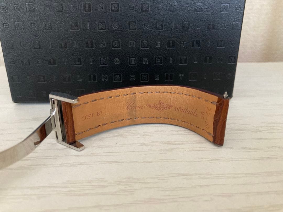 BREITLING レザーベルト Dバックル