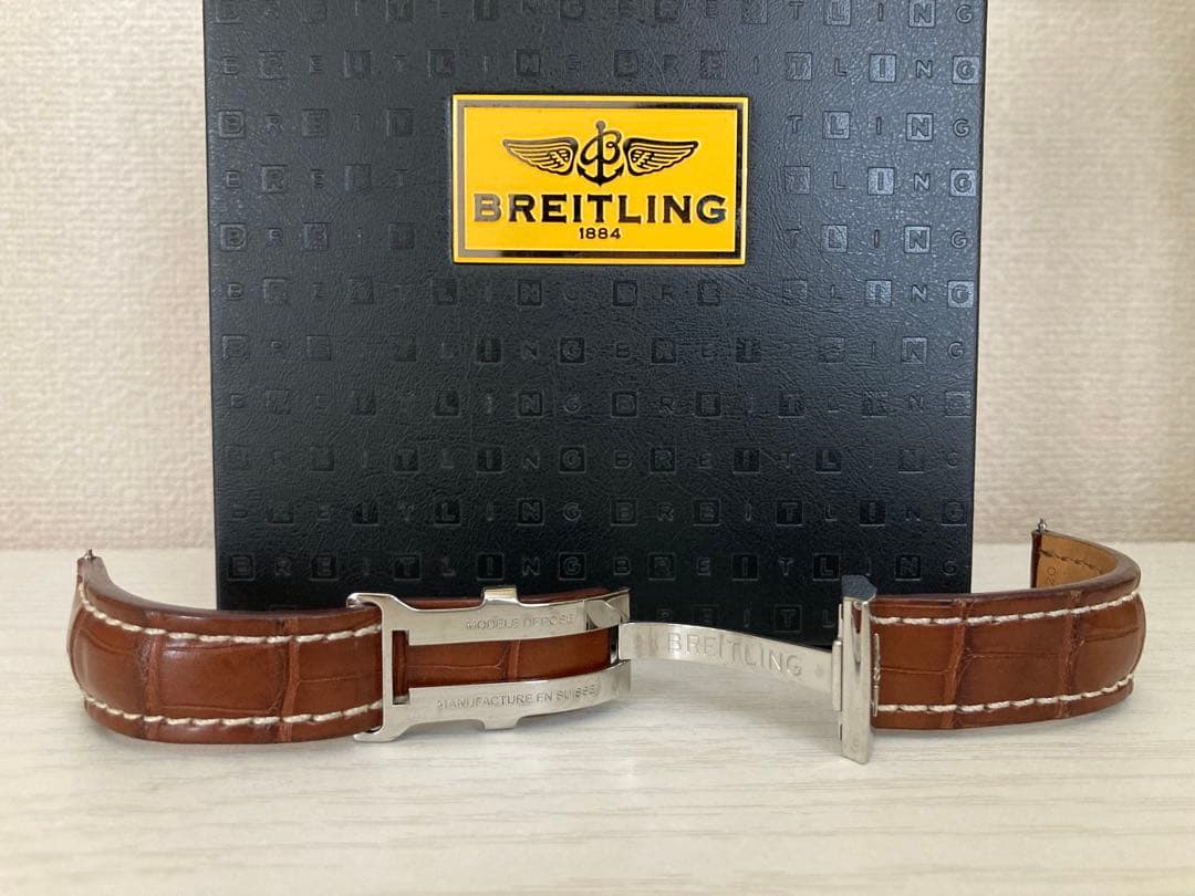 BREITLING レザーベルト Dバックル