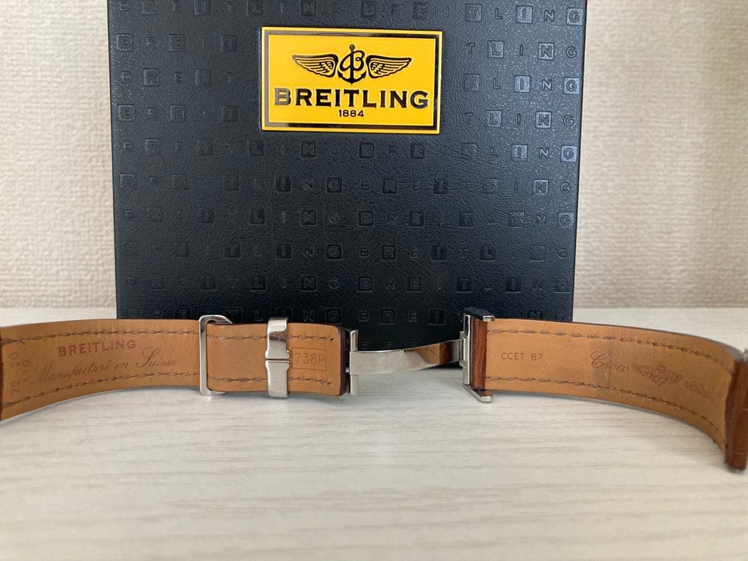 BREITLING レザーベルト Dバックル