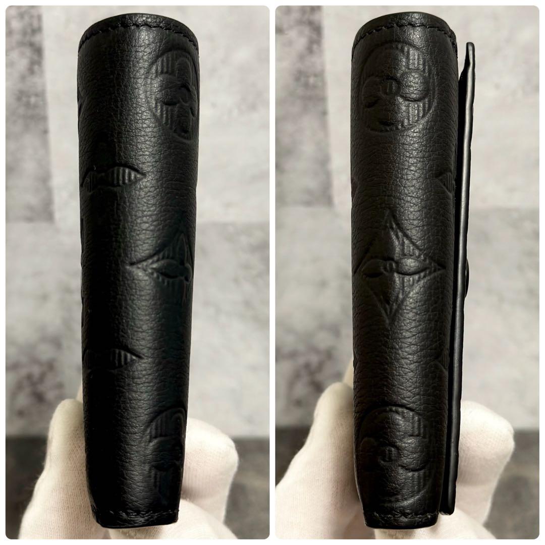 24年AW 未使用級⭐️ルイヴィトン モノグラムシャドウ ヴィクターウォレット 黒