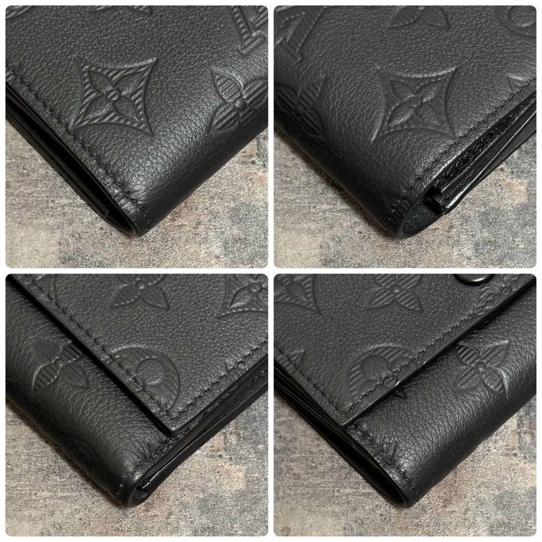 24年AW 未使用級⭐️ルイヴィトン モノグラムシャドウ ヴィクターウォレット 黒