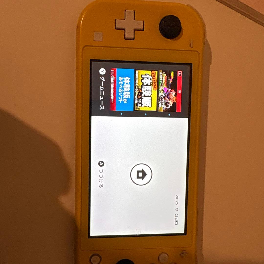 合馬公式アカウント1。Nintendo Switch Lite イエロー