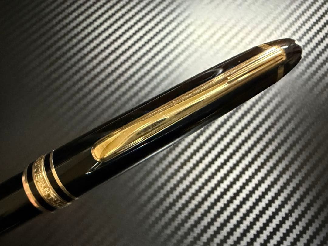 美品 モンブラン マイスターシュテュック 144 ブラック 中白 F 万年筆