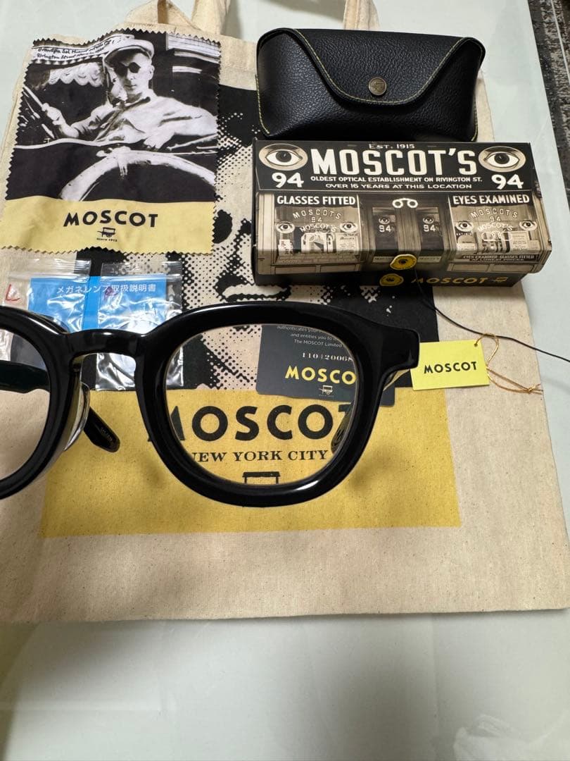 MOSCOT DAHVEN 44 BK（レンズ変更）