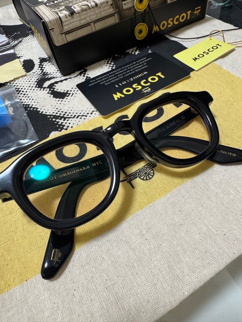 MOSCOT DAHVEN 44 BK（レンズ変更）