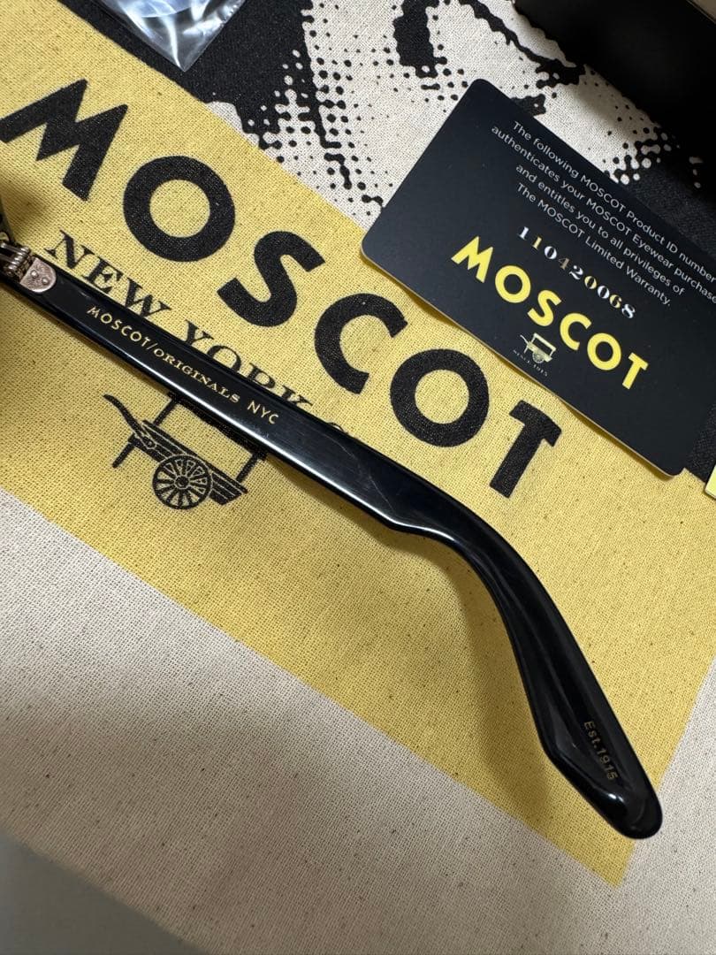 MOSCOT DAHVEN 44 BK（レンズ変更）