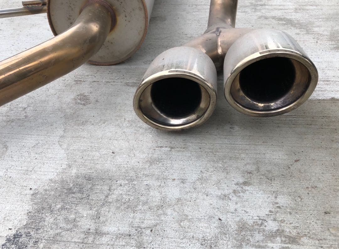 エブリイワゴンDA17W リバース製 ステンレス製デュアルテールパイプマフラー