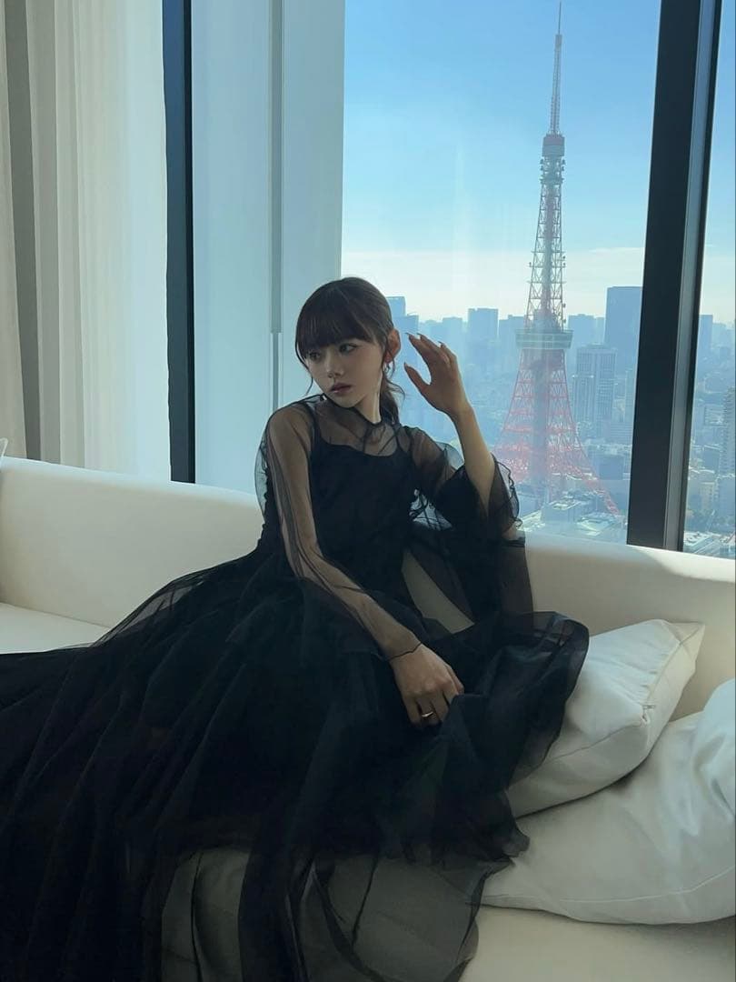 THE TOÉ Bluebell Tulle Dress S