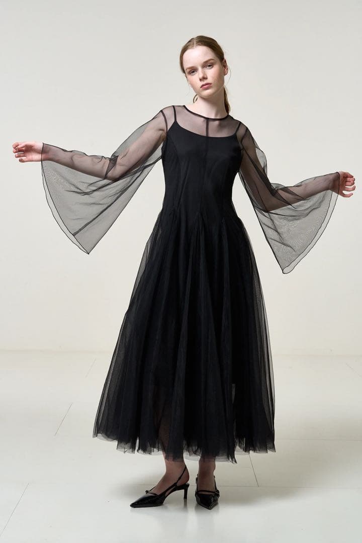 THE TOÉ Bluebell Tulle Dress S