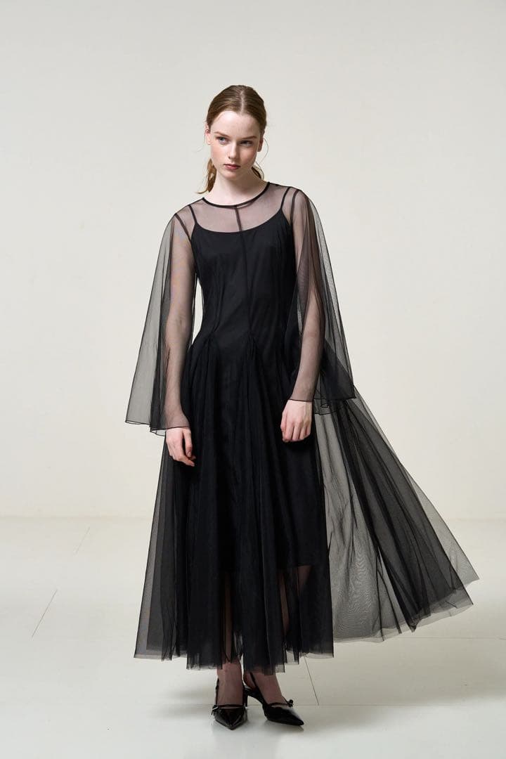 THE TOÉ Bluebell Tulle Dress S