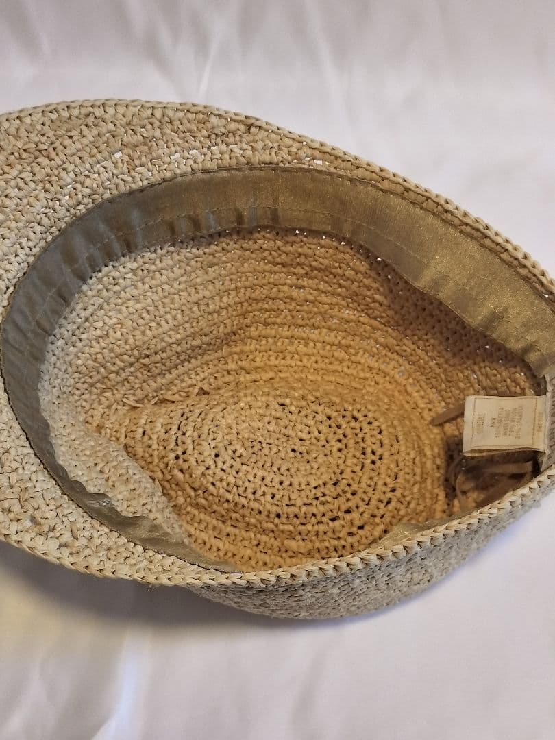 希少！ヘレンカミンスキー　中折れ　キャップ　ラフィア