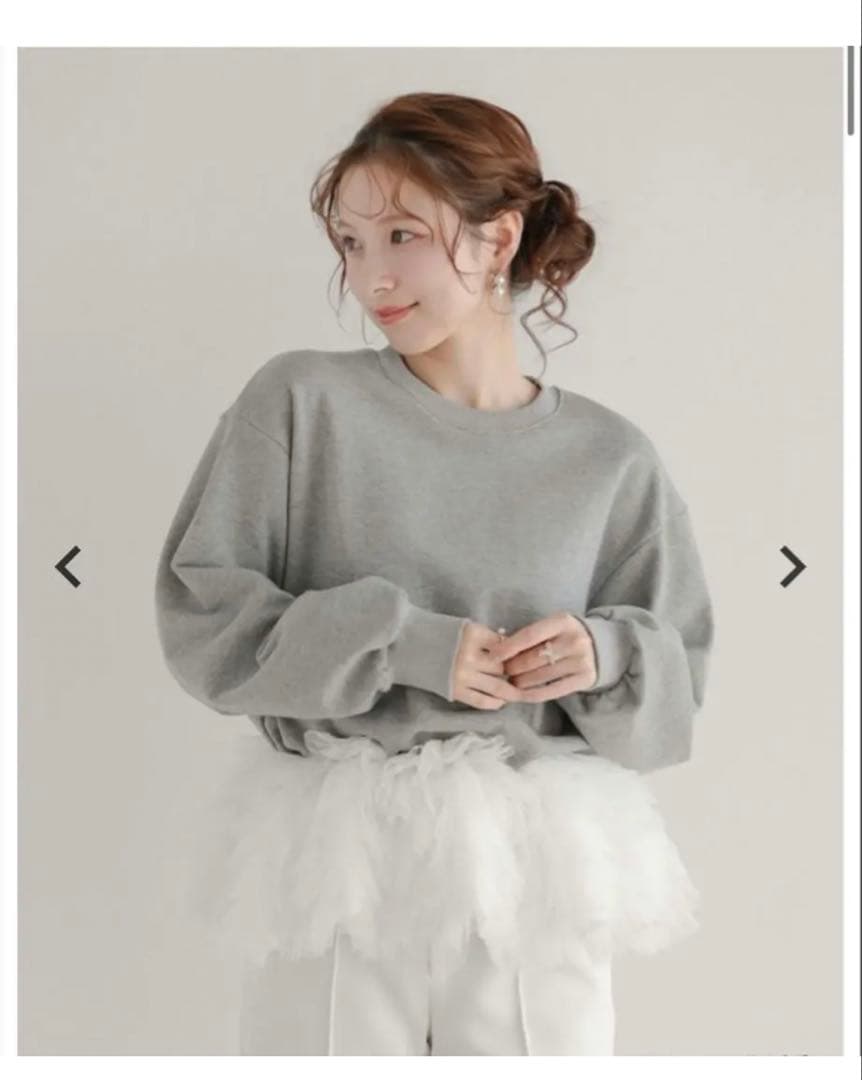 フィットモア　ミルフィーユフリルスウェット