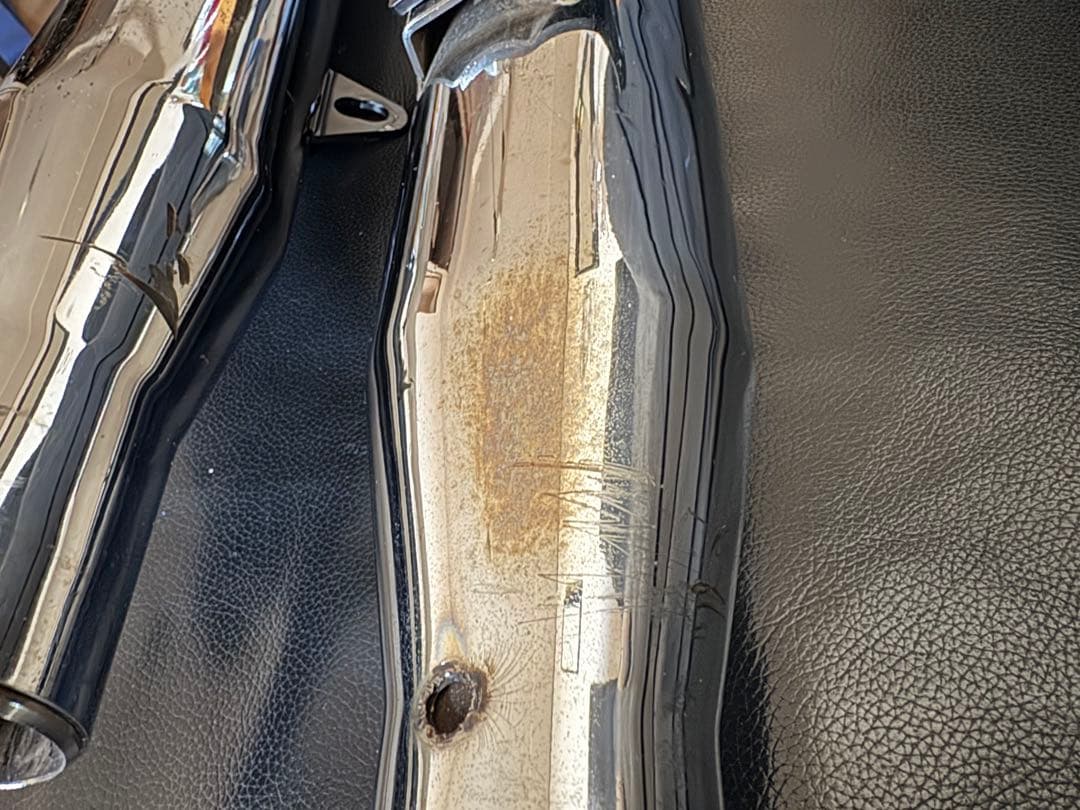 モーターステージ テーパードマフラー サイレンサー穴径12mmスポーツスター