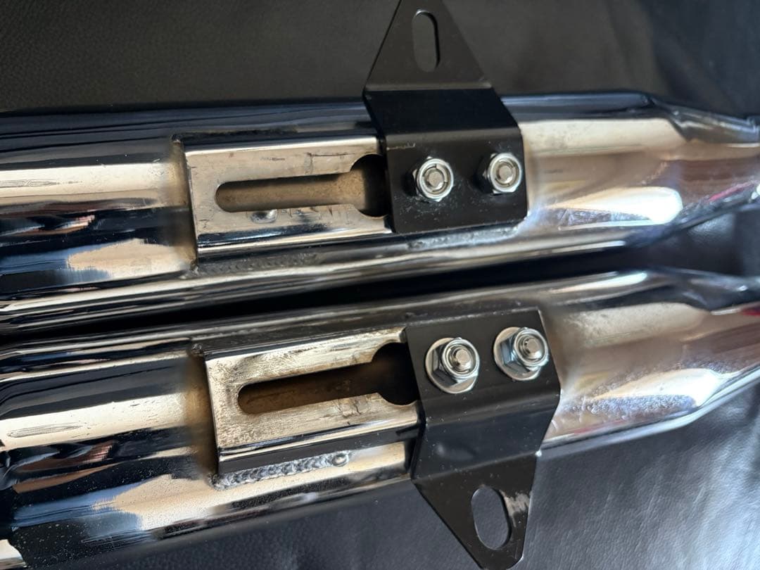 モーターステージ テーパードマフラー サイレンサー穴径12mmスポーツスター