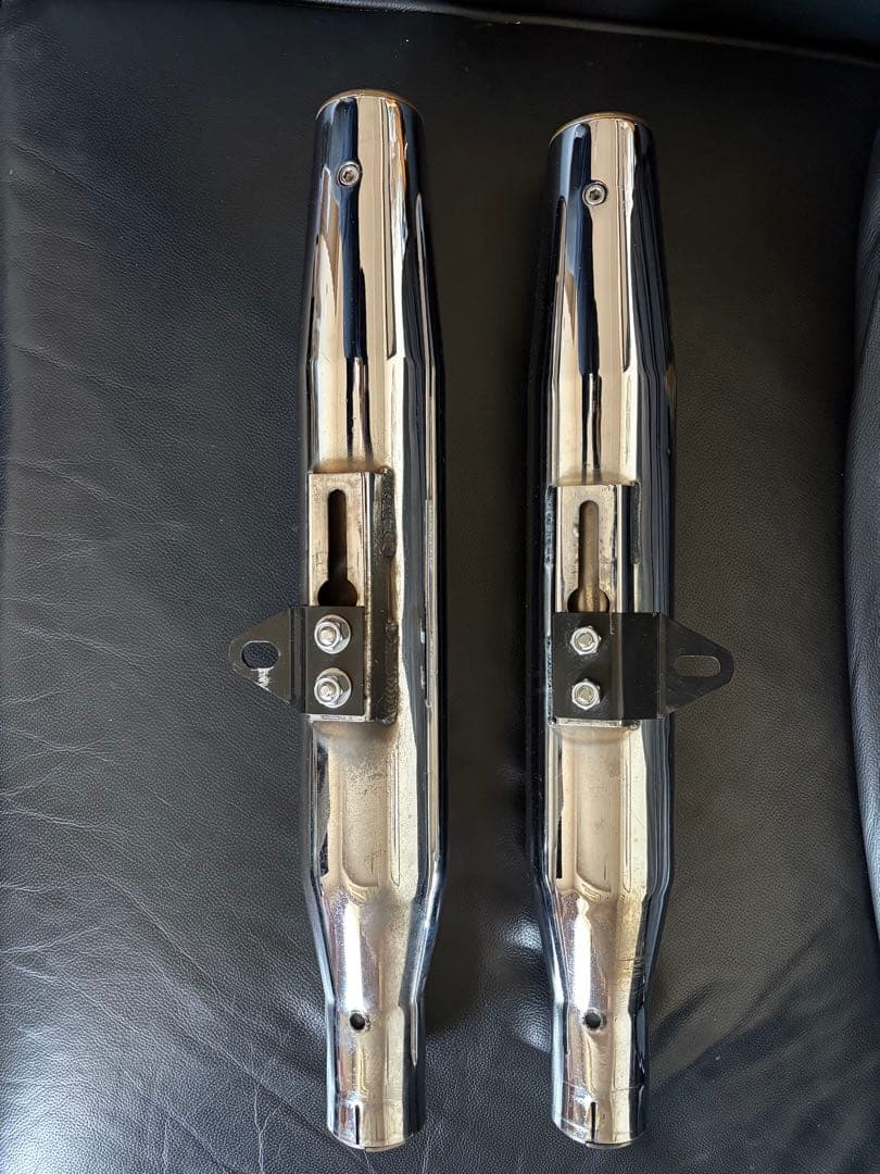 モーターステージ テーパードマフラー サイレンサー穴径12mmスポーツスター