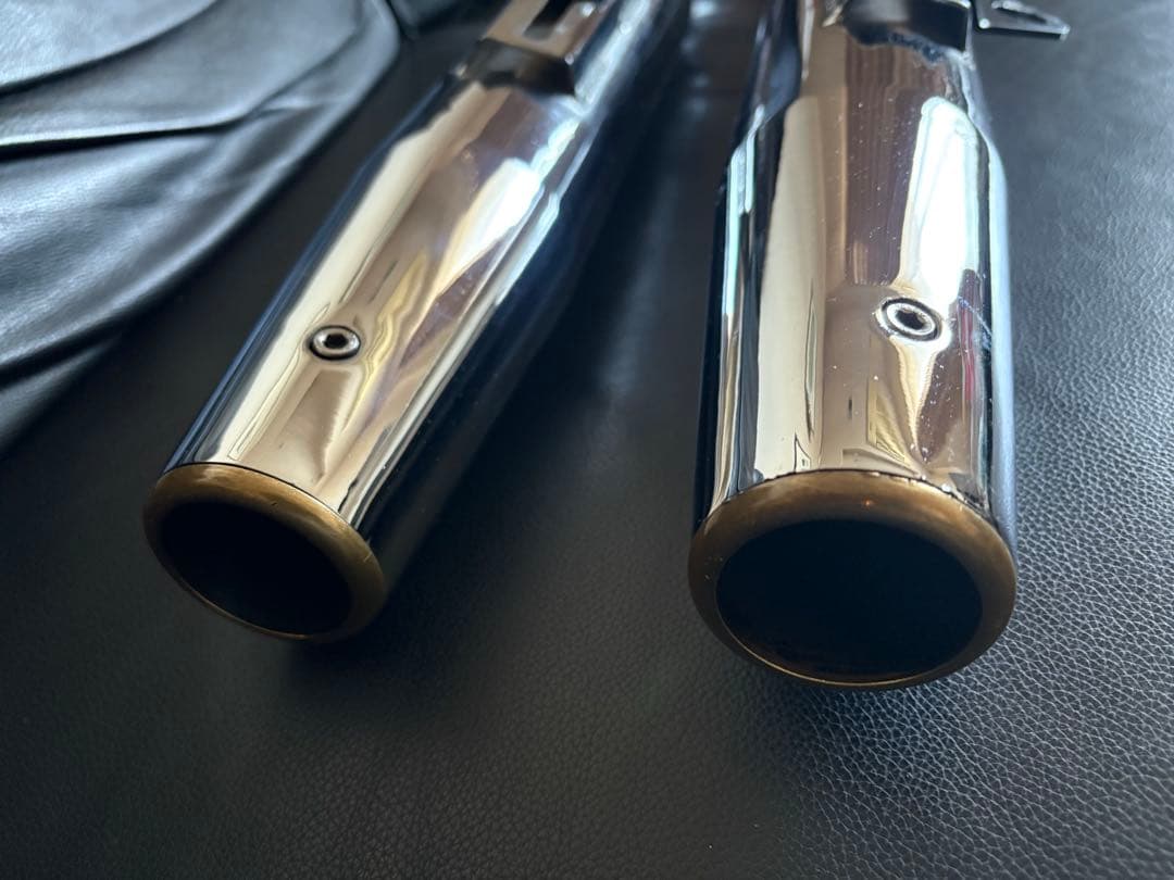 モーターステージ テーパードマフラー サイレンサー穴径12mmスポーツスター