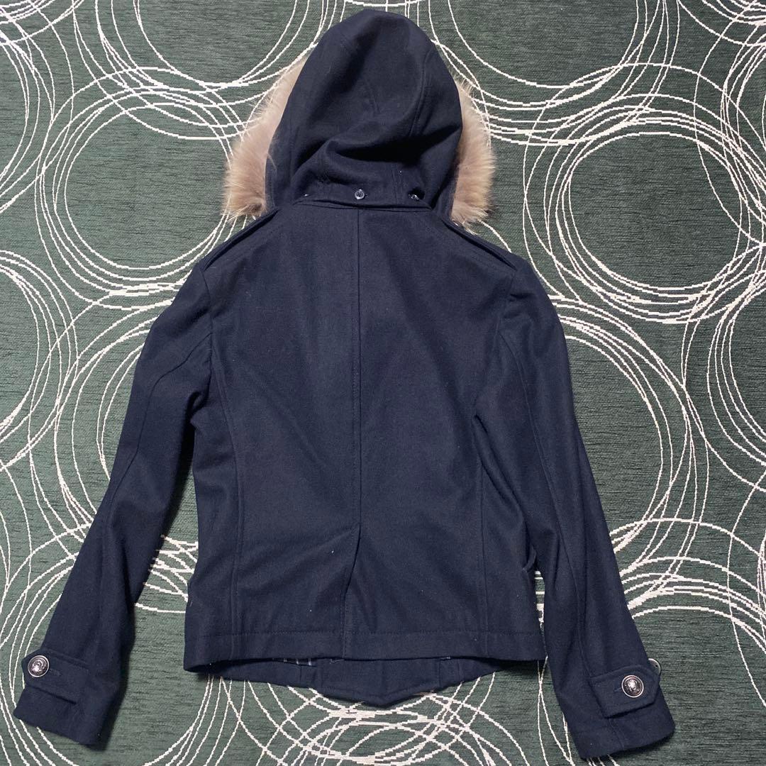 ジャケット・アウター PPFM 00s raccoon fur pea coat