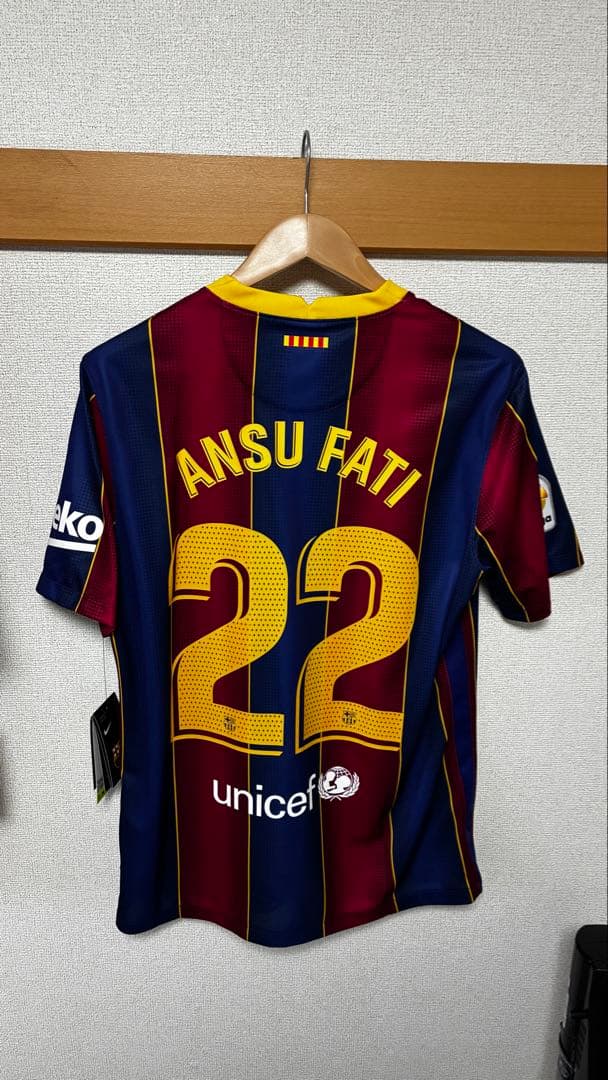 ！特価！【正規品】Nike FCバルセロナ アンスファティ22 ユニフォーム