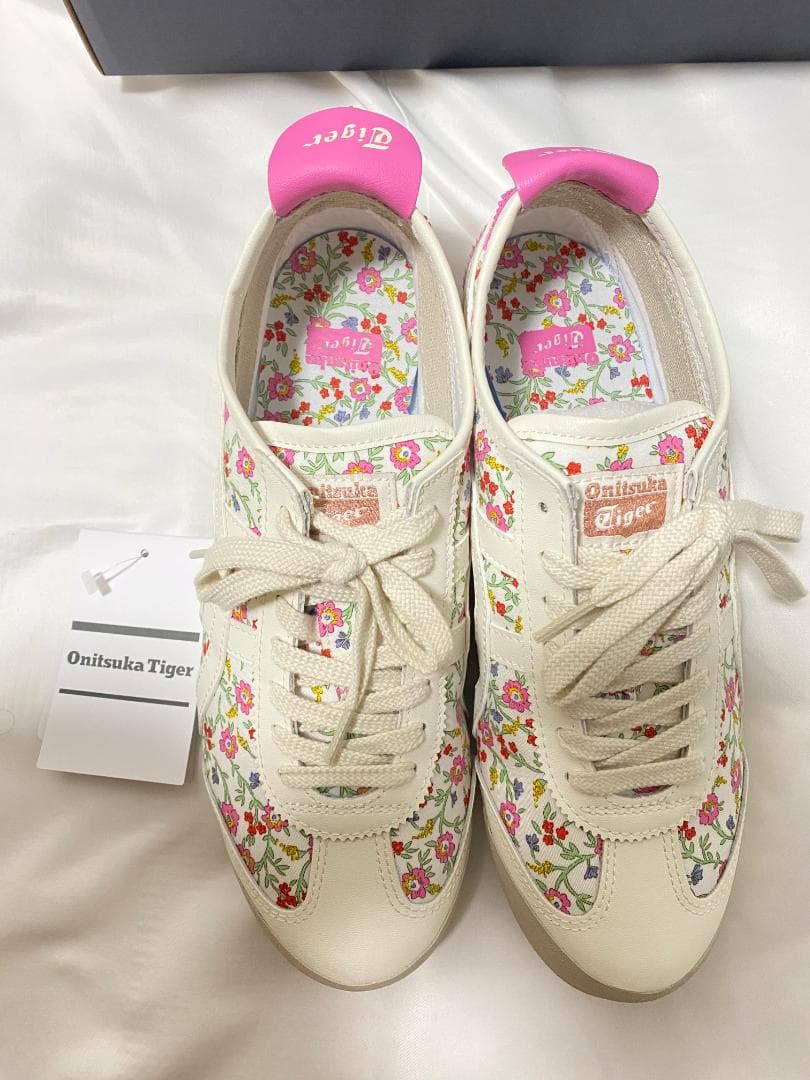 美品‼ Onitsuka Tiger MEXICO 66 花柄 25.5㎝
