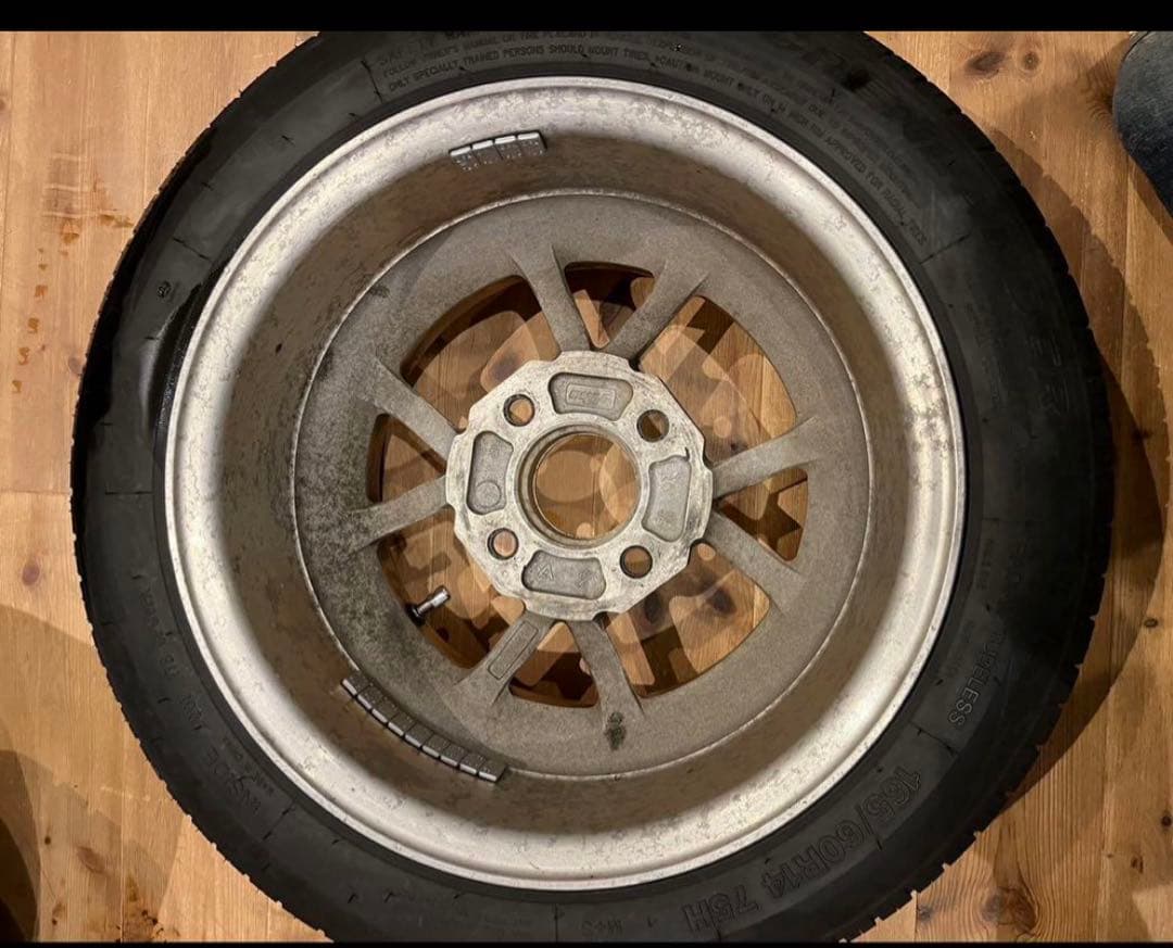 タイヤアルミホイール付き2本組