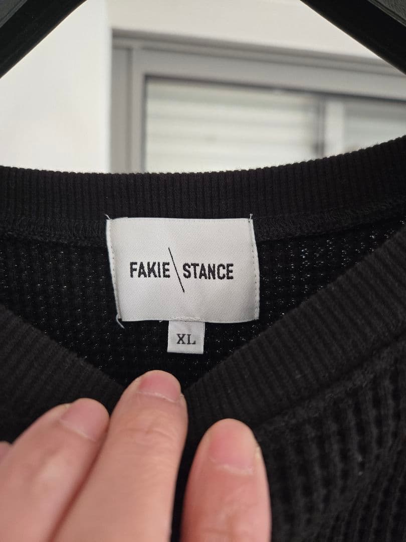 【試着のみ】FAKIE STANCE フェイキースタンス　サーマル #ブラック