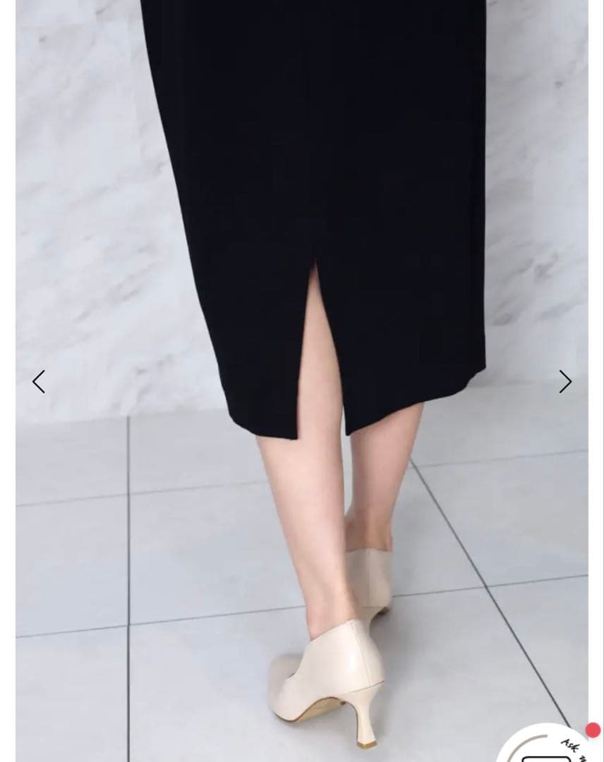 【今期新品未使用】ヤマダヤ　スカーフタイブラウスコンビワンピース　FENNEL