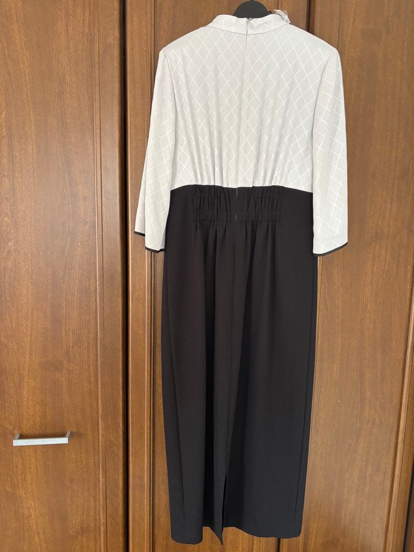 【今期新品未使用】ヤマダヤ　スカーフタイブラウスコンビワンピース　FENNEL