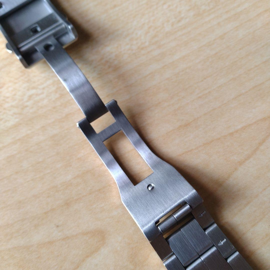 カーキフィールドオート38mm専用/ハミルトン純正ステンレスベルト