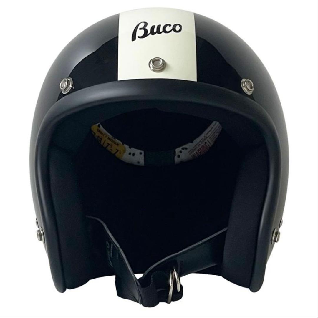Buco ジェットヘルメット ブラック/ホワイト