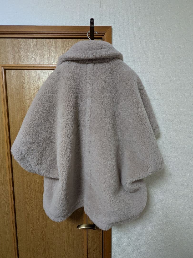 【美品】MaxMara テディベアケープ