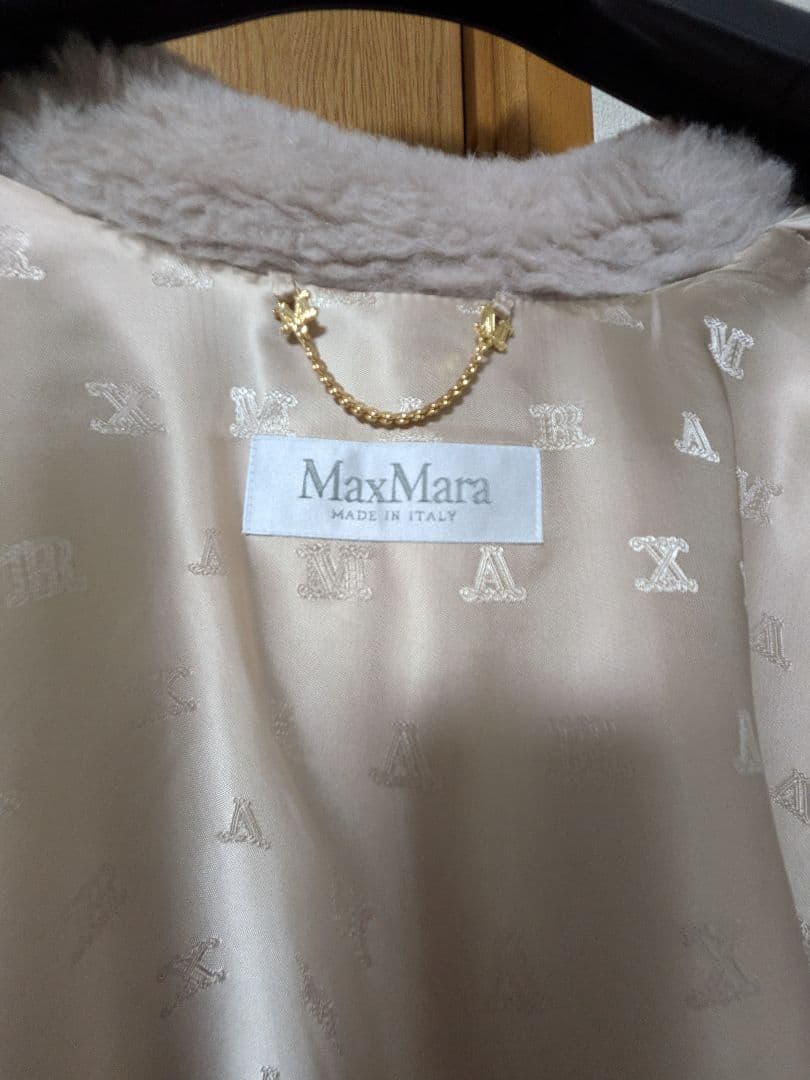【美品】MaxMara テディベアケープ