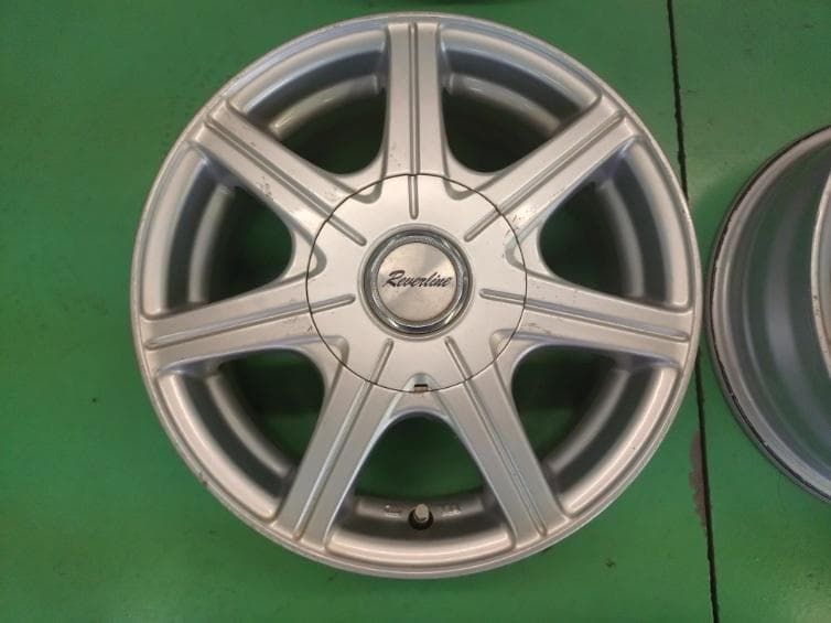 ☆４穴マルチ☆社外アルミホイール☆ジャンク品☆＠56