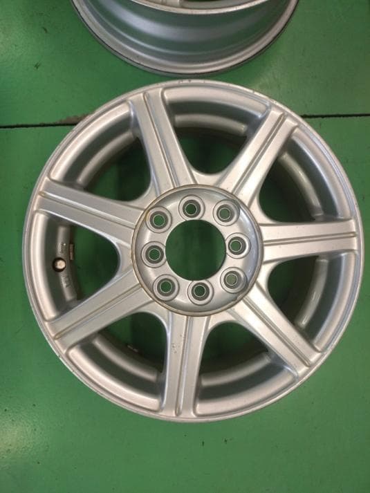 ☆４穴マルチ☆社外アルミホイール☆ジャンク品☆＠56