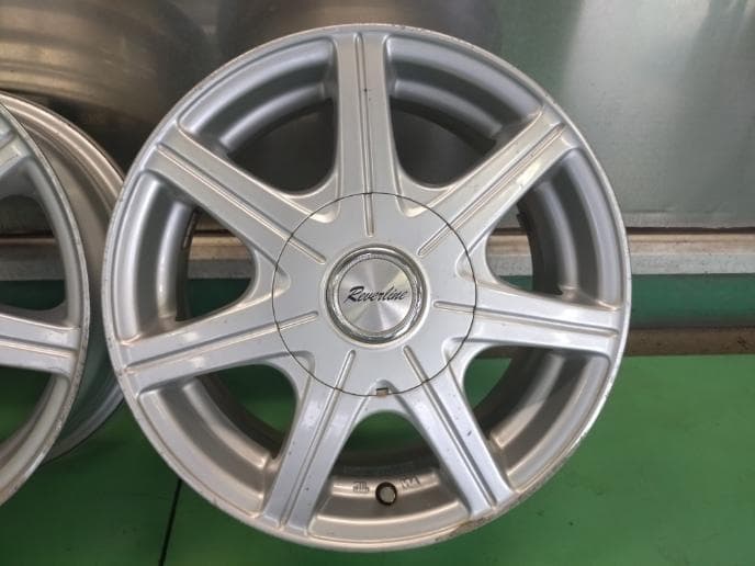 ☆４穴マルチ☆社外アルミホイール☆ジャンク品☆＠56