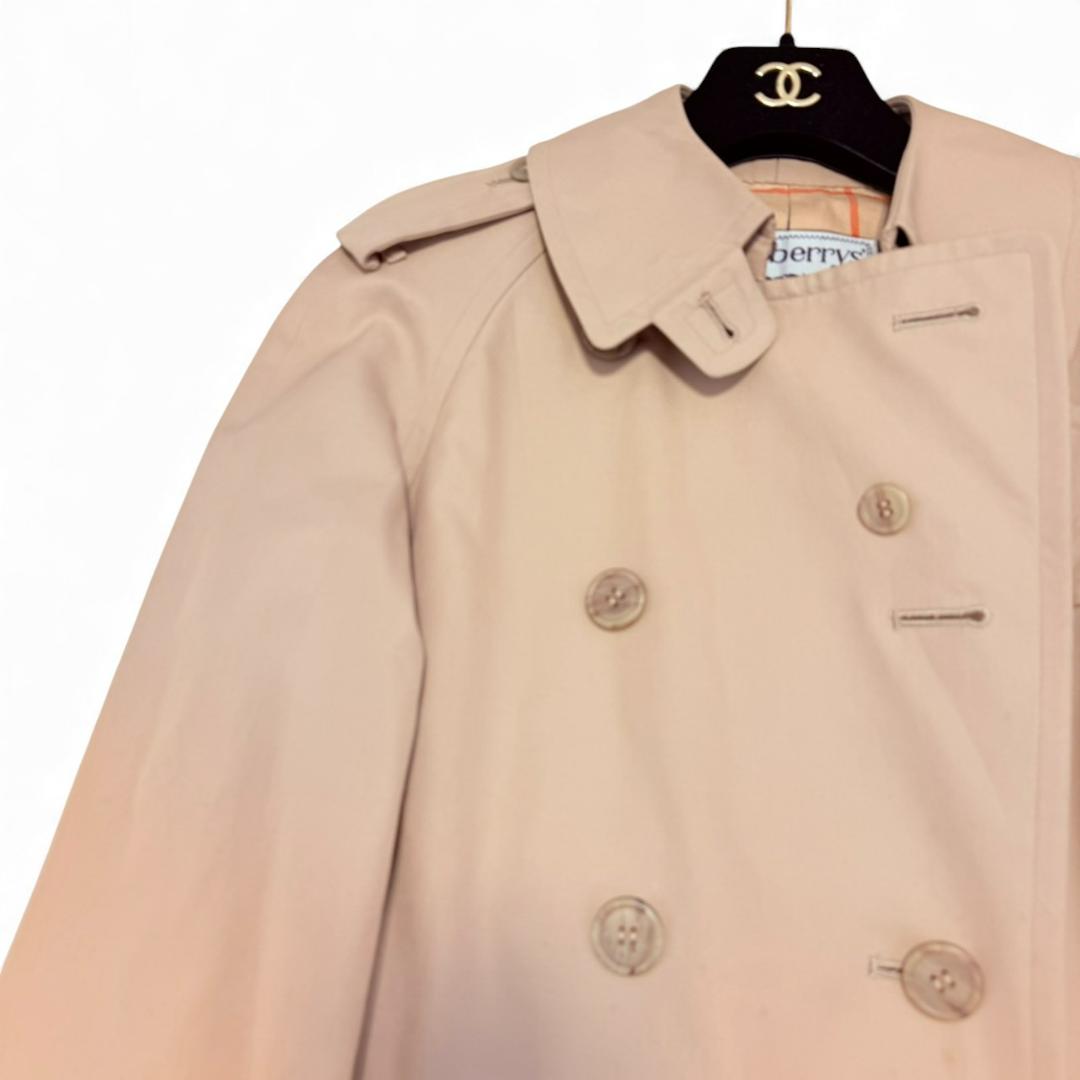 BURBERRY ノバチェック ヴィンテージ 綿 レディース M トレンチコート