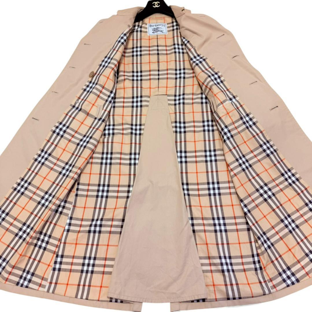 BURBERRY ノバチェック ヴィンテージ 綿 レディース M トレンチコート