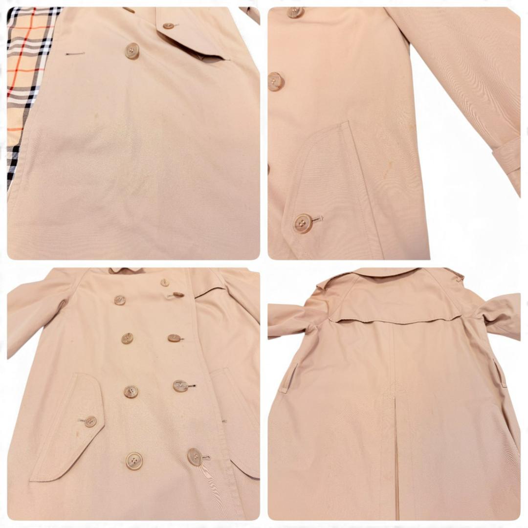 BURBERRY ノバチェック ヴィンテージ 綿 レディース M トレンチコート