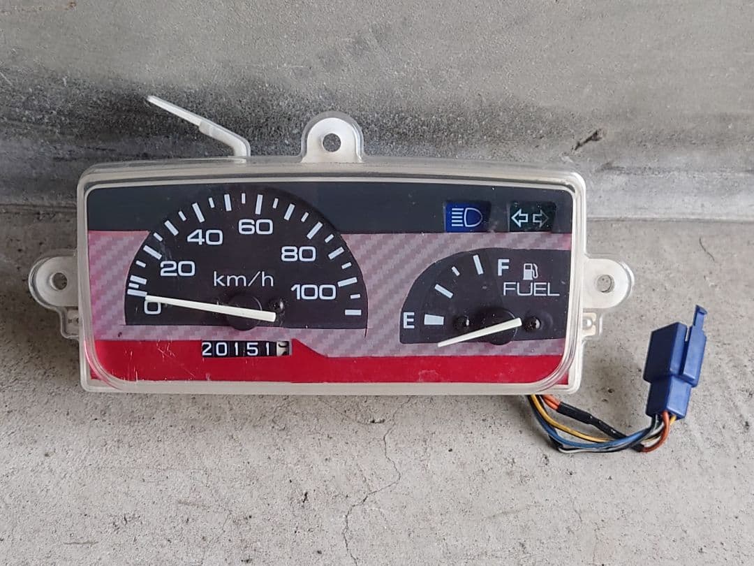 110km スズキZZ・レッツ・ヴェクスター150 純正スピードメーター