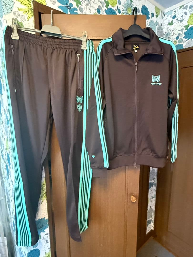 ニードルス　ブラウン/ターコイズ ジャージセット