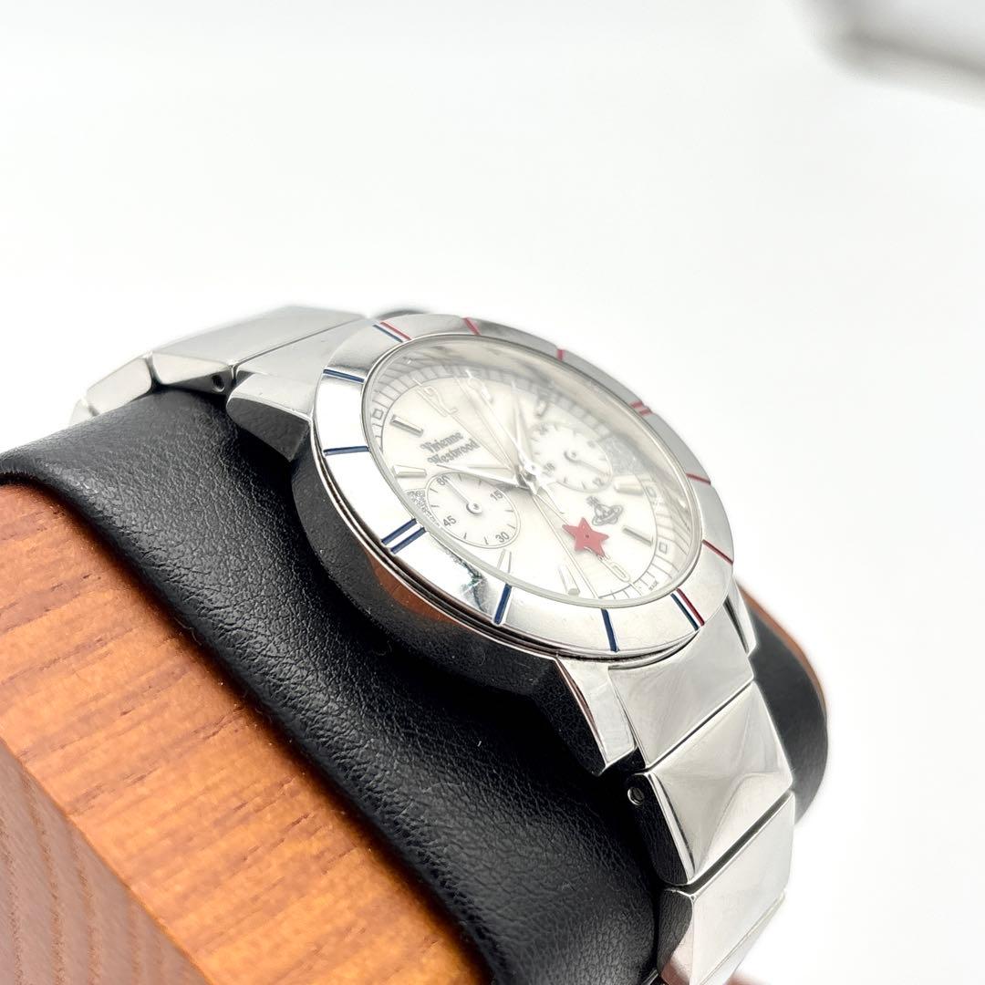 【希少・電池交換済】vivienne westwood スモセコ クロノグラフ