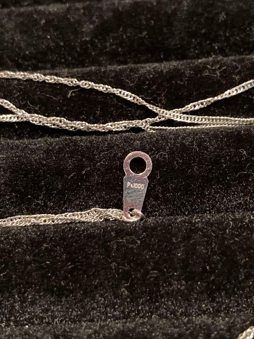 純プラチナ　3重チェーンネックレス