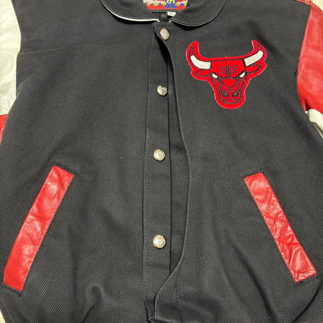 【超希少・USA製】ジェフハミルトン NBA シカゴブルズ スタジャン M