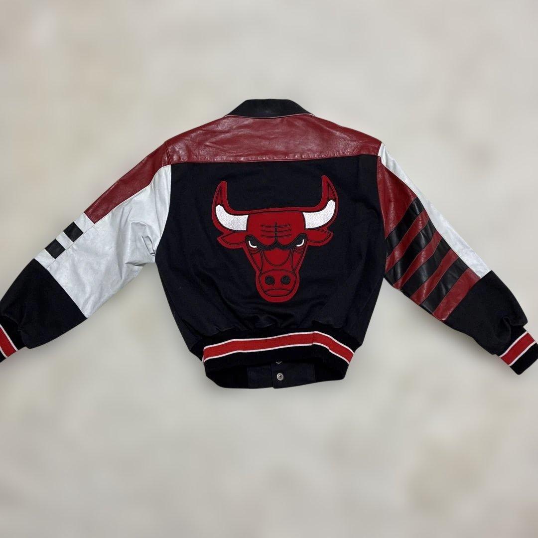 【超希少・USA製】ジェフハミルトン NBA シカゴブルズ スタジャン M