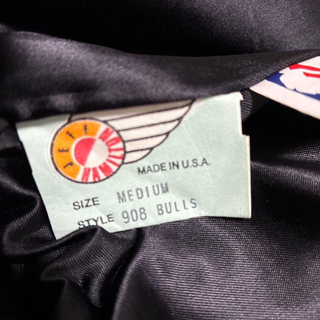 【超希少・USA製】ジェフハミルトン NBA シカゴブルズ スタジャン M