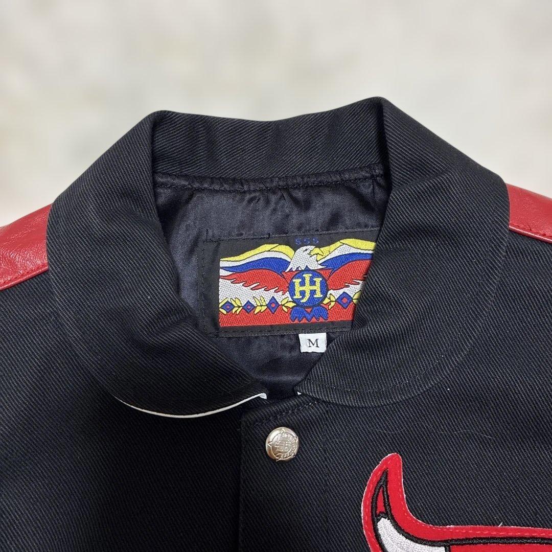 【超希少・USA製】ジェフハミルトン NBA シカゴブルズ スタジャン M