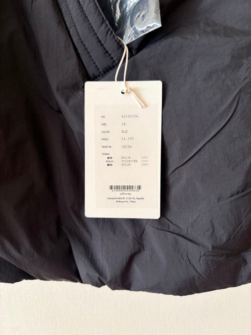 アンヌーク　anuke Volume Over Vest （ブラック）38