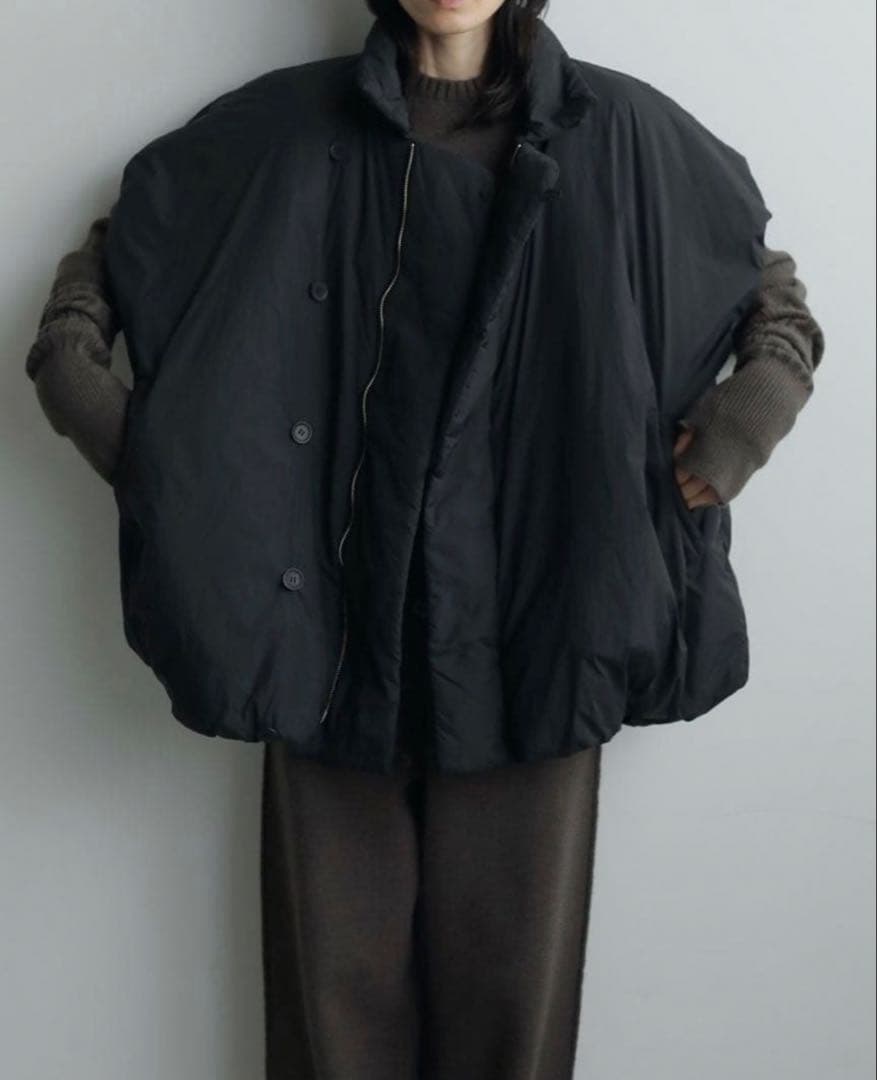 アンヌーク　anuke Volume Over Vest （ブラック）38