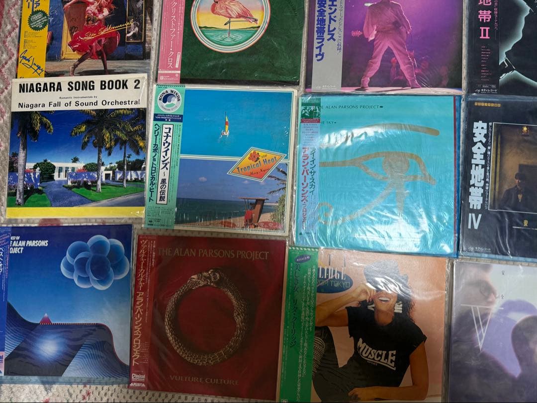 レコードまとめ売り 安全地帯 中島みゆき シンディ・ローパー 大瀧詠一など 洋楽